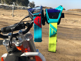 Flow Vision Youth Section™ Motocross Goggle: Reflex/Cyan/Red