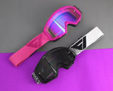 Flow Vision Youth Section™ Motocross Goggle: Purple/Pink
