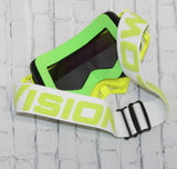 Flow Vision Rythem™ Motocross Goggle: Acid/White