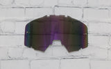 Flow Vision Rythem™ Motocross Goggle: Purple/White