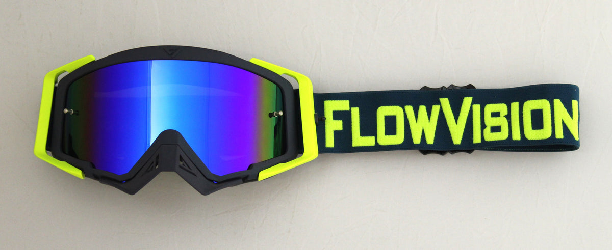 flow goggles Flow Vision Rythem™ Motocross Goggle: Aqua/Flo – Stan Benson Racing