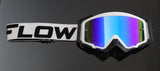 Flow Vision Rythem™ Motocross Goggle: White/Black
