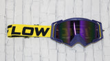 Flow Vision Rythem™ Motocross Goggle: Yellow/Royal