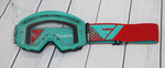 Flow Vision Youth Section™ Motocross Goggle: Teal/Red