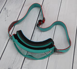 Flow Vision Youth Section™ Motocross Goggle: Teal/Red