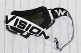 Flow Vision Rythem™ Motocross Goggle: White/Black