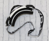 Flow Vision Rythem™ Motocross Goggle: White/Black