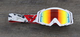 Flow Vision Rythem™ Motocross Goggle: Whiteout Camo
