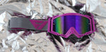 Flow Vision Rythem™ Motocross Goggle: Purple/Grey