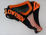 Flow Vision Rythem™ Motocross Goggle: Black/Orange