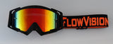 Flow Vision Rythem™ Motocross Goggle: Black/Orange