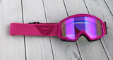 Flow Vision Youth Section™ Motocross Goggle: Purple/Pink