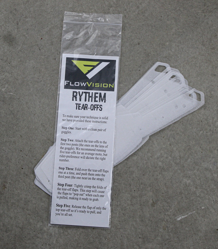 motocross goggles tear offs Flow Vision® Rythem/Section™ Motocross Goggle: Tear-Off's – Stan Benson Racing