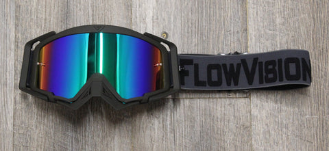 Flow Vision Rythem™ Motocross Goggle: Grey/Black
