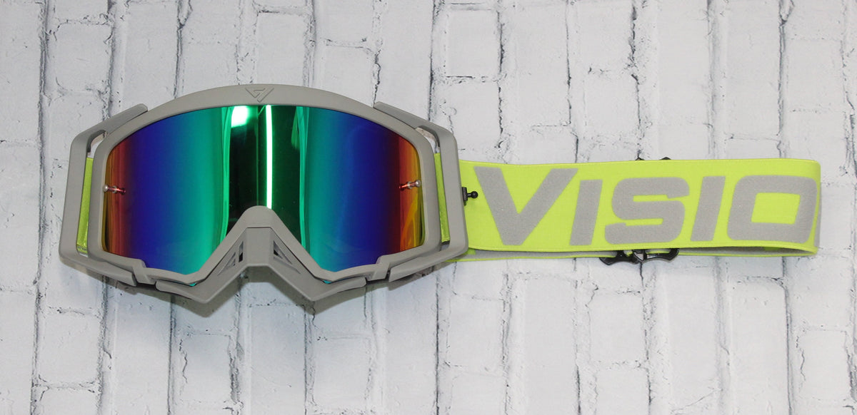 Green dirt bike goggles best sale