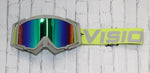 Flow Vision Rythem™ Motocross Goggle: Acid Green/Grey