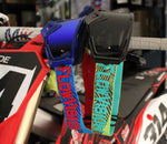 Flow Vision Rythem™ Motocross Goggle: Haze Blue/Cyan/Red