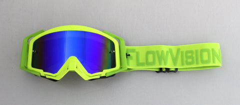 Flow Vision Rythem™ Motocross Goggle: Flo/Acid