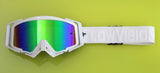 Flow Vision Rythem™ Motocross Goggle: White Out