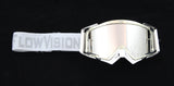 Flow Vision Rythem™ Motocross Goggle: Platinum