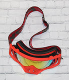 Flow Vision Rythem™ Motocross Goggle: Camo Red