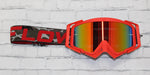 Flow Vision Rythem™ Motocross Goggle: Camo Red