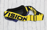 Flow Vision Rythem™ Motocross Goggle: Yellow/Royal