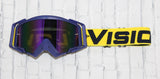 Flow Vision Rythem™ Motocross Goggle: Yellow/Royal