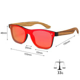 Flow Vision Rythem™ Sunglasses: Red/Orange