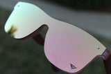 Flow Vision Rythem™ Sunglasses: Pink RoseGold