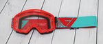 Flow Vision Youth Section™ Motocross Goggle: Red/Teal